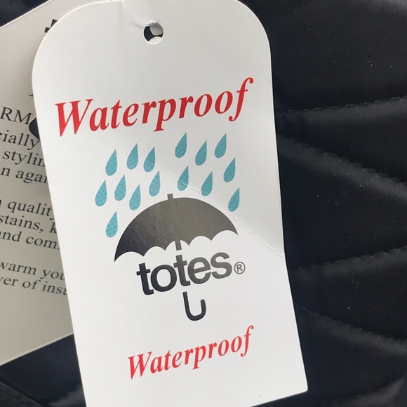 Totes Women’s Waterproof Snow/rain Mid calf Boots - Picture 8 of 8